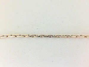Yellow 14 Karat 10 Inch Anklet