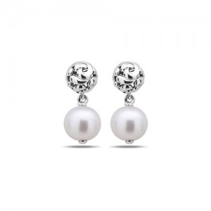 Sterling Silver Earrings Style Name: F W Pearl11.5-12mm Serial #: Ivy Bead So: Collection