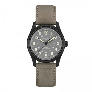 Hamilton Khaki Field 38Mm Pvd Black Titanium Auto (H70215880)