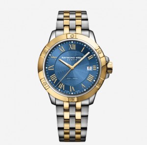 Raymond Weil Stainless Steel And Yellow Tango Quartz Watch 41Mm (8160-STP-00508)