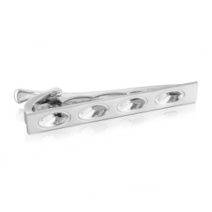 Tacori Sterling Silver  Monterey Roadster Vented TieBar
Diameter/Size: 2.0x0.25