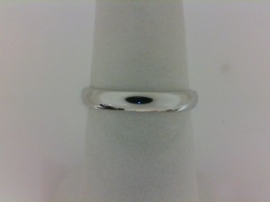 14Kt W/Gold 6 Mm Band Size 7