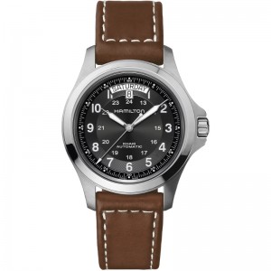 Hamilton Gents Stainless Steel Khaki Field King Automatic Watch (H64455533)