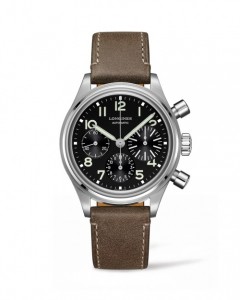 Longines Stainless Steel  41mm Aviation Bigeye Automatic Chronograph Watch(L28164532)
