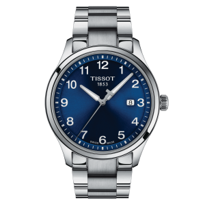 Tissot: Stainless Steel 42mm XL Classic Quartz Watch
Withe Blue Arabic Dial
