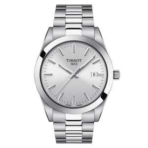 Stainless Steel Quartz Watch Name: T Classic
Clasp: Deployment
Finish: Satin and Polish
Dial Color: SILVER
MM: 40