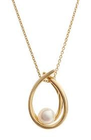 Mikimoto 18K Yellow Pendant With One 7mm Round A+ Akoya Pearl
Length: 16-18