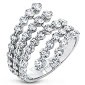 White 18 Karat Ring With 46=2.20Tw Round Diamonds  Serial #  660930