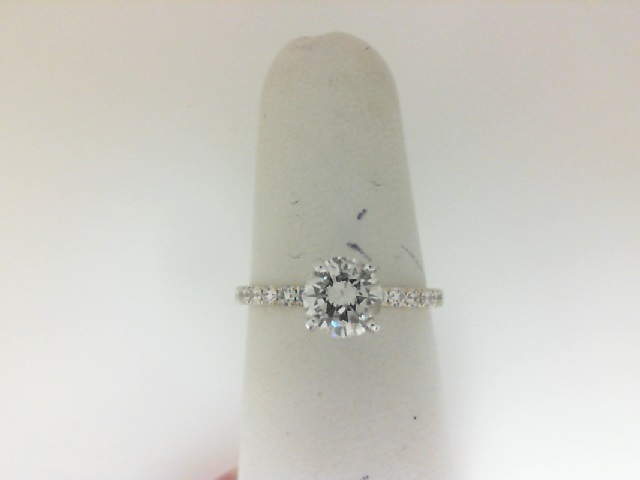 14 Karat Yellow Gold 0.74 Ct Round Brilliant Cut Diamond