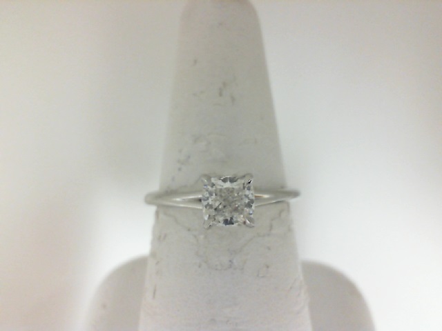 Forevermark Platinum Cushion Brilliant Diamond 0.71 Ct Engagement With Hidden Halo 0.04 Cs