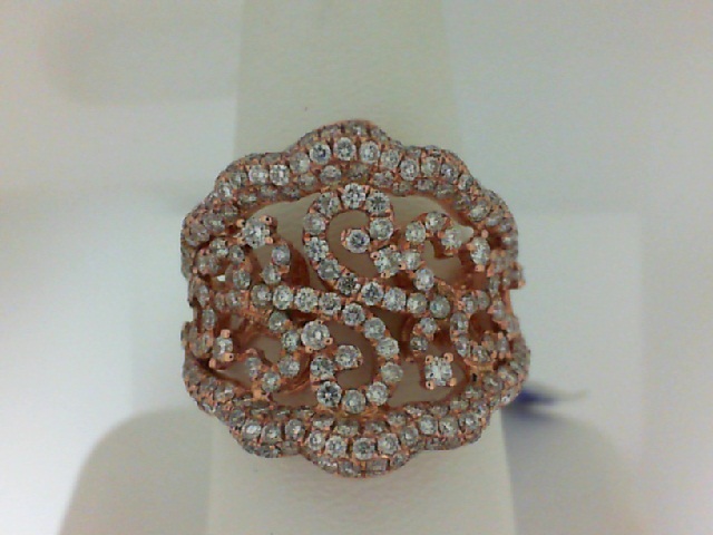 18 Karat Rose Gold Fashion Ring With 204=1.56Tw Round Diamonds
Serial #: 489839