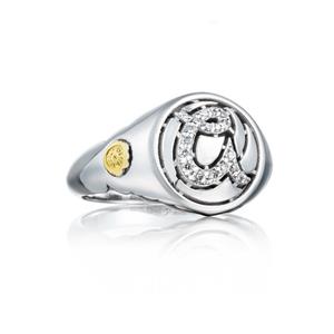 Tacori 18K/925: Sterling Silver Fashion Ring With 0.11Tw Round Diamonds
Name/Details: Love Letters- Initial A