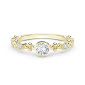 Forevermark:  18 Karat Yellow Tribute Ring With One 0.30Ct Forevermark Round Diamond And 4=0.08Tw Non Forevermark Round Diamonds
fm9285625