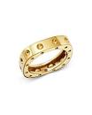 Roberto Coin 18 Karat Yellow Gold Pois Moi Square Ring