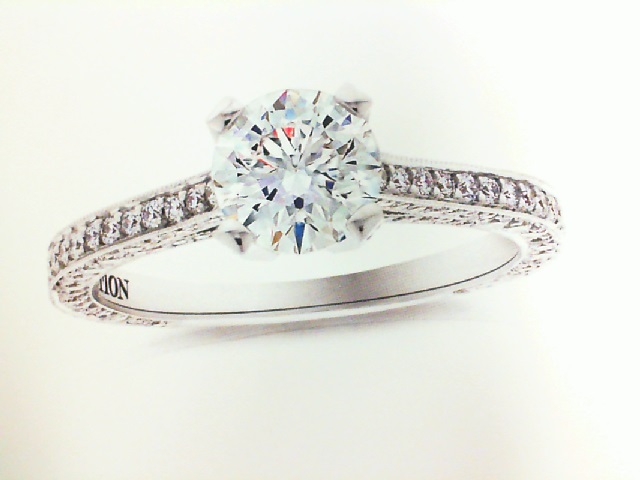 Devotion/Forevermark: 18 Karat White Gold Semi-Mount Ring With .67Tw Forevermark Petite Round Diamonds
Name: Violet