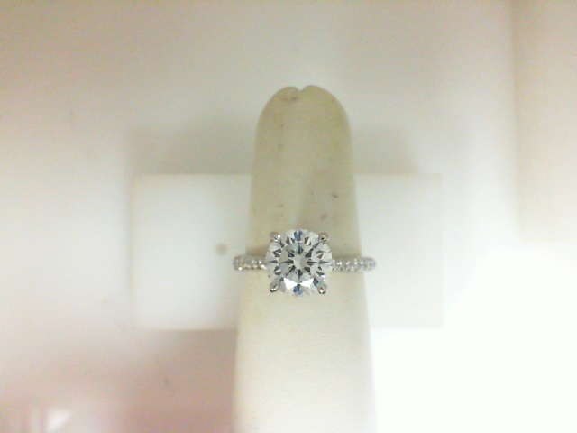Tacori Platinum 0.33 Carat Diamond Semi Mount Engagement Ring Size 6.5
