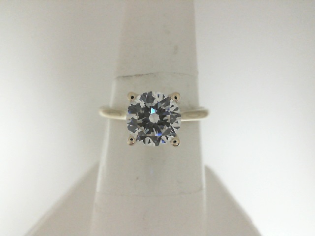Gabriel & Co 14 Karat Yellow Gold Cathedral Solitare Ring Setting
*Setting only, center stone not included