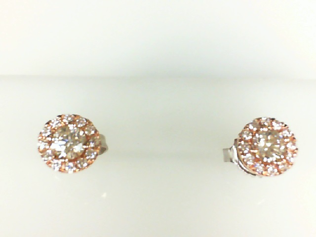 Forevermark: 18 Karat White/Rose Gold  Forevermark Center Of My Universe Diamond Earrrings With One 0.24Ct Forevermark Rnd I Si1 Diamond, One 0.24Ct Forevermark Rnd I Si1 Diamond and 24=0.19Tw non Forevermark Round Diamonds
Fm 9856569 / 390811
