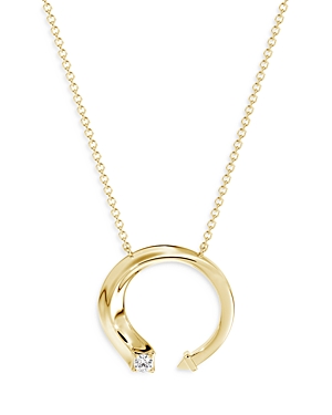 Forevermark 18 Karat Yellow Gold Avaanti Grand Diamond Pendant 0.11 Ct  18 Inch