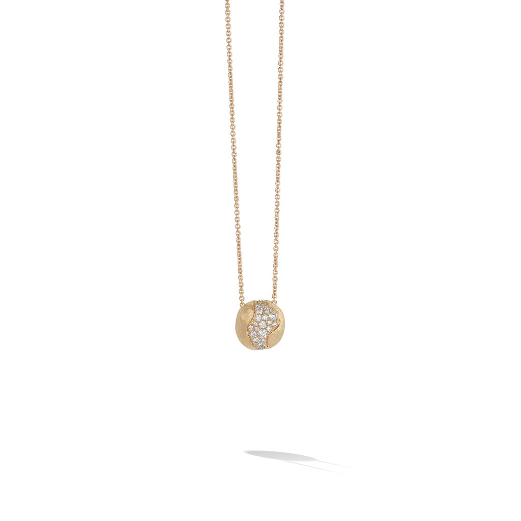 Marco Bicego: 18 Karat Yellow Gold Africa Constellation Necklace With 0.67Tw Round Diamonds
Length:18
