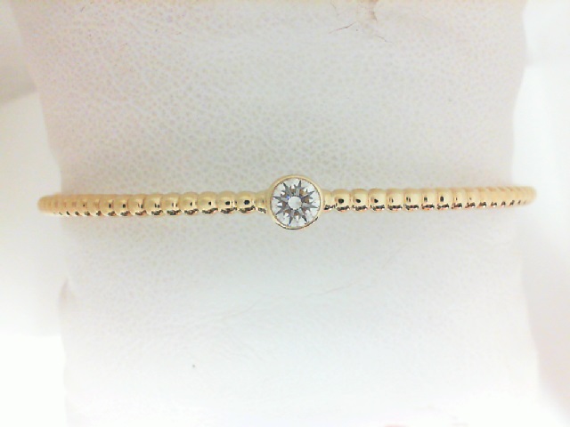 Forevermark:18 Karat Yellow  Tribute Bangle Bracelet With One 0.24Ct Fm Rnd H Vs2 Diamond
Fm 8987700