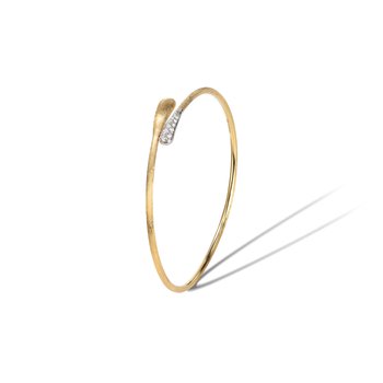 Marco Bicego: 18 Karat Yellow/White Gold LUCIA  Bracelet With Round Diamonds At 0.15Tw