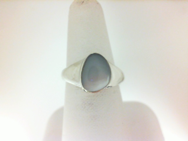 Sterling Silver Mother Of Pearl  Ring