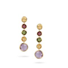 Marco Bicego18 Karat Yellow Gold Jaipur  Earrings With Mixed Gemstones