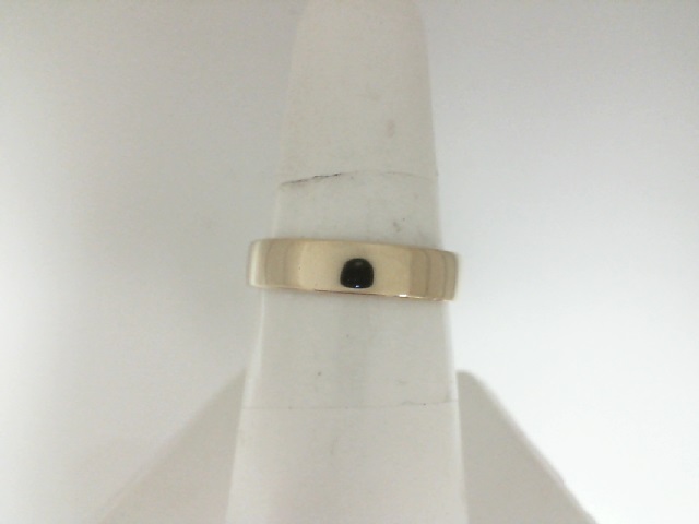 Estate 14 karat yellow gold 4.5 mm flat band size 7.25