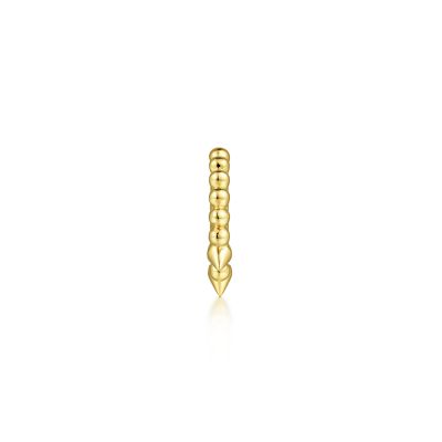 Gabriel & Co 14K Yellow Gold Bujukan Bead Single Ear Cuff Earring