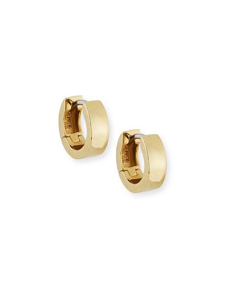 Roberto Coin 18 Karat Yellow Gold Huggie Earrings 3.5 mm