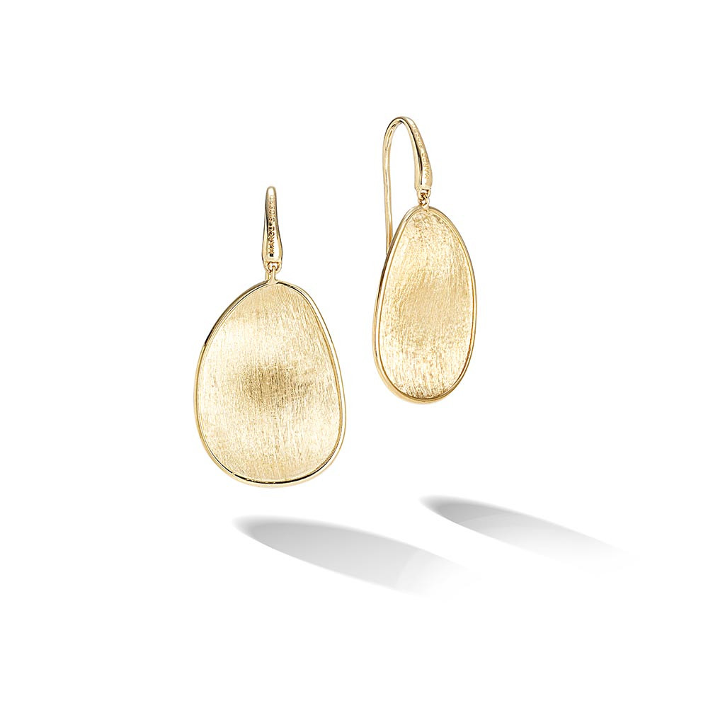 Marco Bicego 18 Kt Yellow Gold Lunaria Yellow Gold Small Drop Earrings