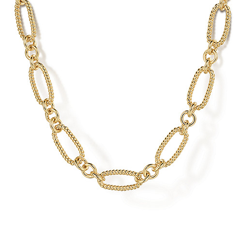 Gabriel & Co 17 inch 14K Yellow Gold Necklace
