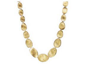Marco Bicego: 18 Karat Yellow Gold Lunaria  Necklace
Length: 18