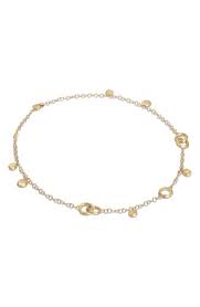 Marco Bicego  Jaipur Collection 18K Yellow Gold Charm Short Necklace-18 Inch   (CB2612 Y 02)