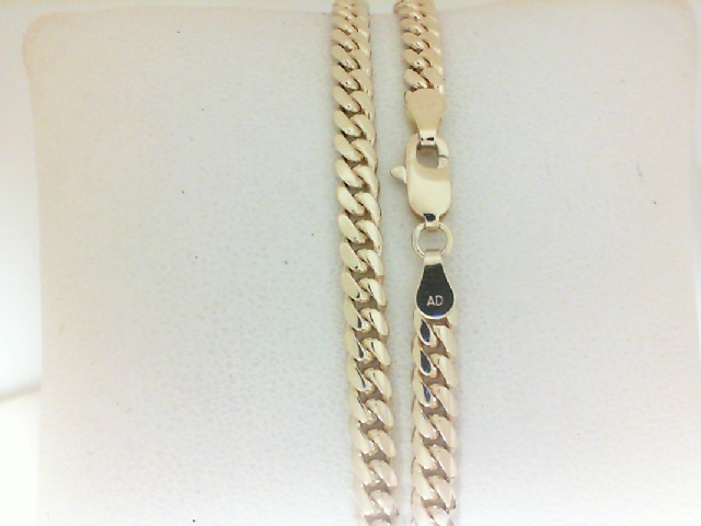14 Karat Yellow Gold Cuban link 26 inch 