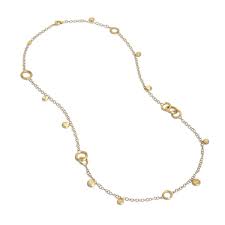Marco Bicego: 18 Karat  Yellow Gold  Jaipur Link Necklace 29.5 Inch