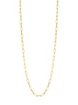 Roberto Coin 18 Karat Yellow Gold 36 Inch Shiny/Fluted Paperclip Necklace