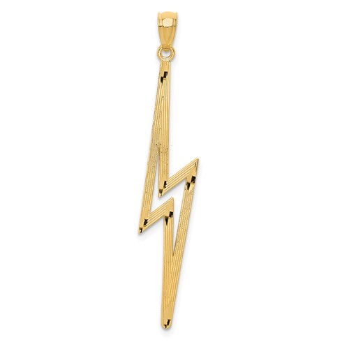 14 Karat Yellow Gold Diamond-Cut 