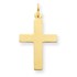 14 Karat Yellow Gold Polished Cross