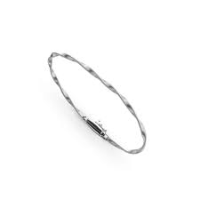 Marco Bicego® Marrakech Collection 18K White Gold Stackable Bangle 7 Inch (BG337W)