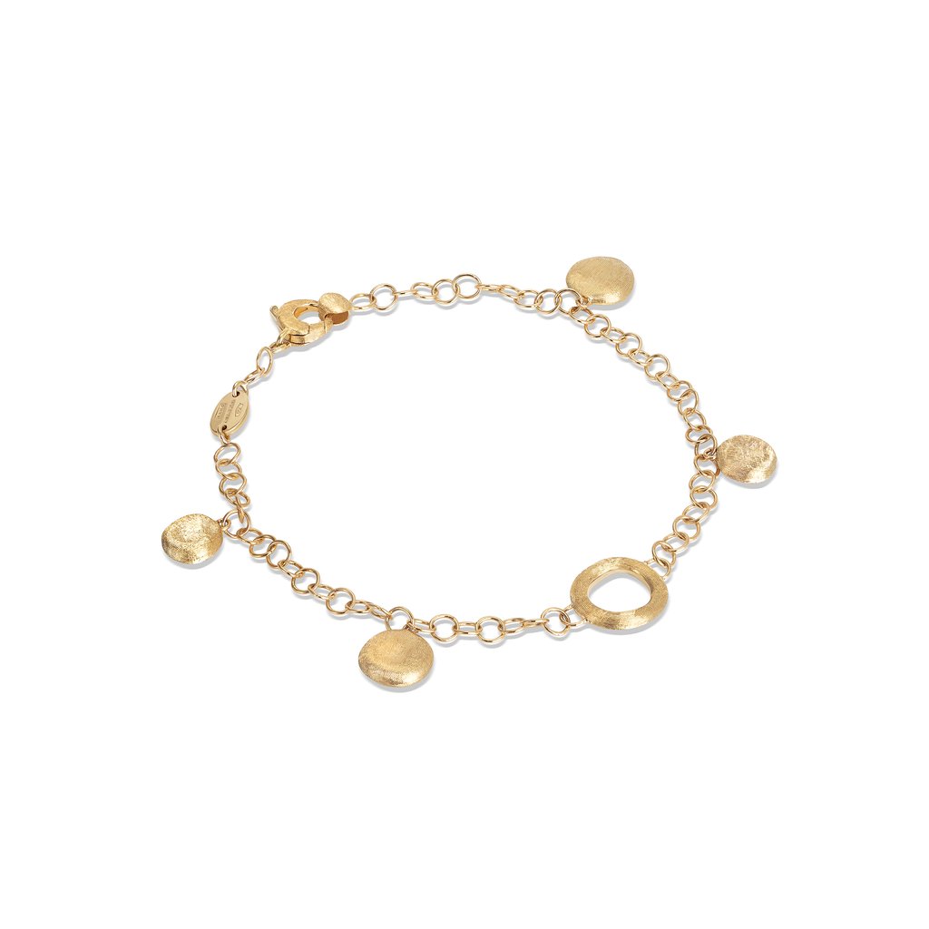 Marco Bicego 18 Karat Yellow Gold Jaipur Link Bracelet 7.0 Inch