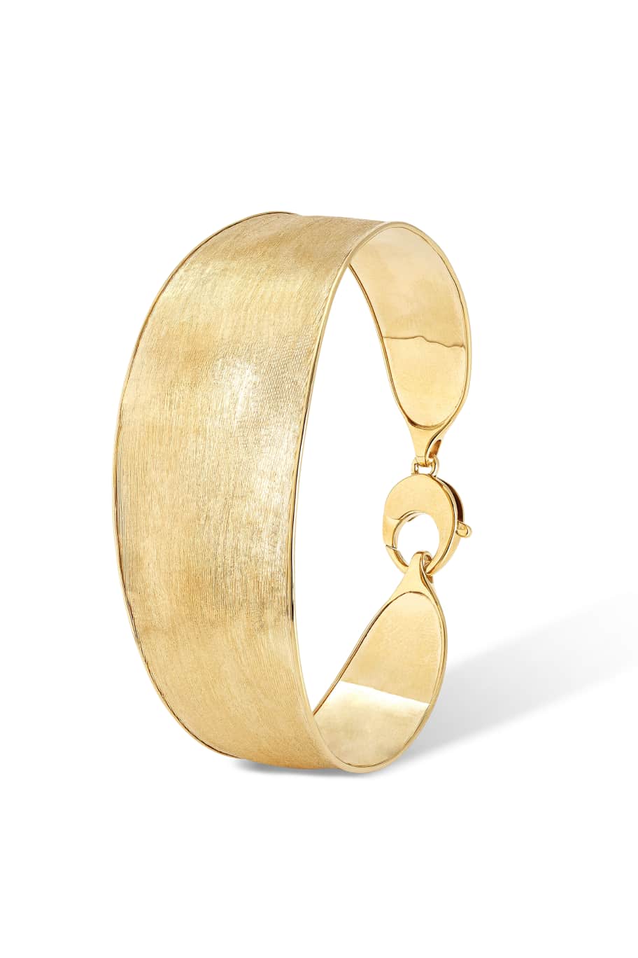 Marco Bicego 18 Karat Yellow Gold Large Width Lunaria Bangle