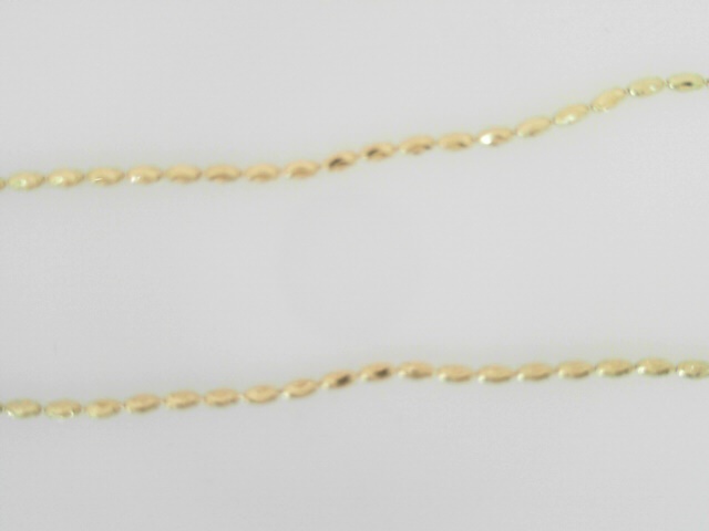 14 Karat Yellow Gold  Ovalina Anklet 10
