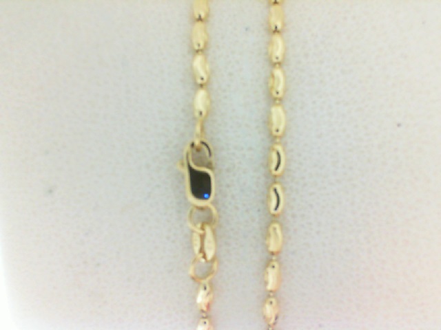 14 Karat Yellow Gold  Ovalina Bracelet  7.5 Inch