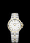 Raymond Weil: Stainless Steel And Yellow Parsifal 30mm Swiss Quartz Watch
White Dial