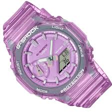 G-Shock Pink Skeleton Watch Pink Metallic Dial