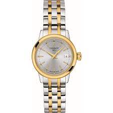Tissot Stainless Steel And Yellow Pvd Silver Dial Classic Dream Watch 29 mm