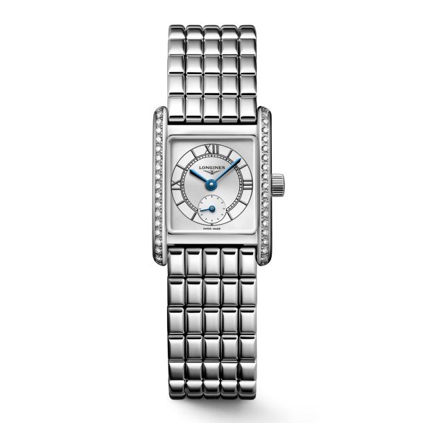 Longines Mini DolceVita Diamond Silver Dial Stainless Steel Watch(L52000756)