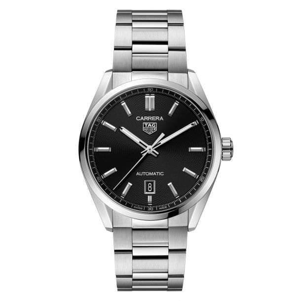TAG Heuer CARRERA Calibre 5 Automatic Black Dial 39mm Watch (WBN2110.BA0639)